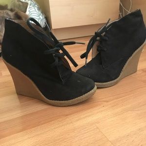 $5 DEALS MUST BUNDLE Black Wedges